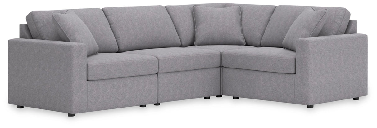 Modmax 4-Piece Modular L-Shaped Sectional