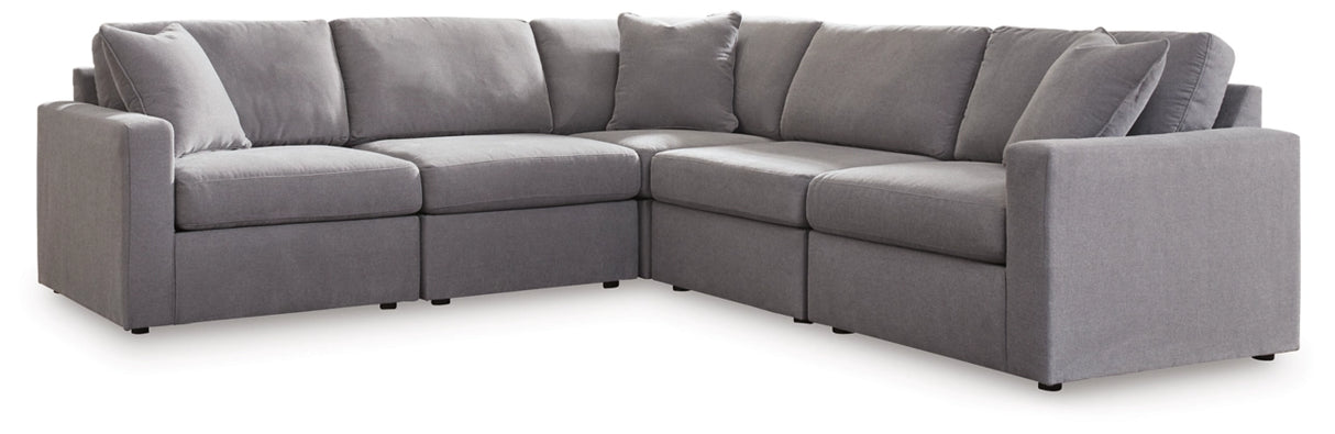 Modmax 5-Piece Modular L-Shaped Sectional