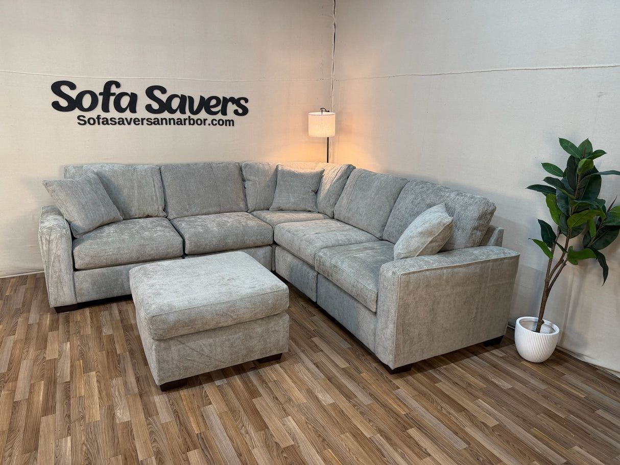 Haven 5-Piece Modular Sectional in Gray