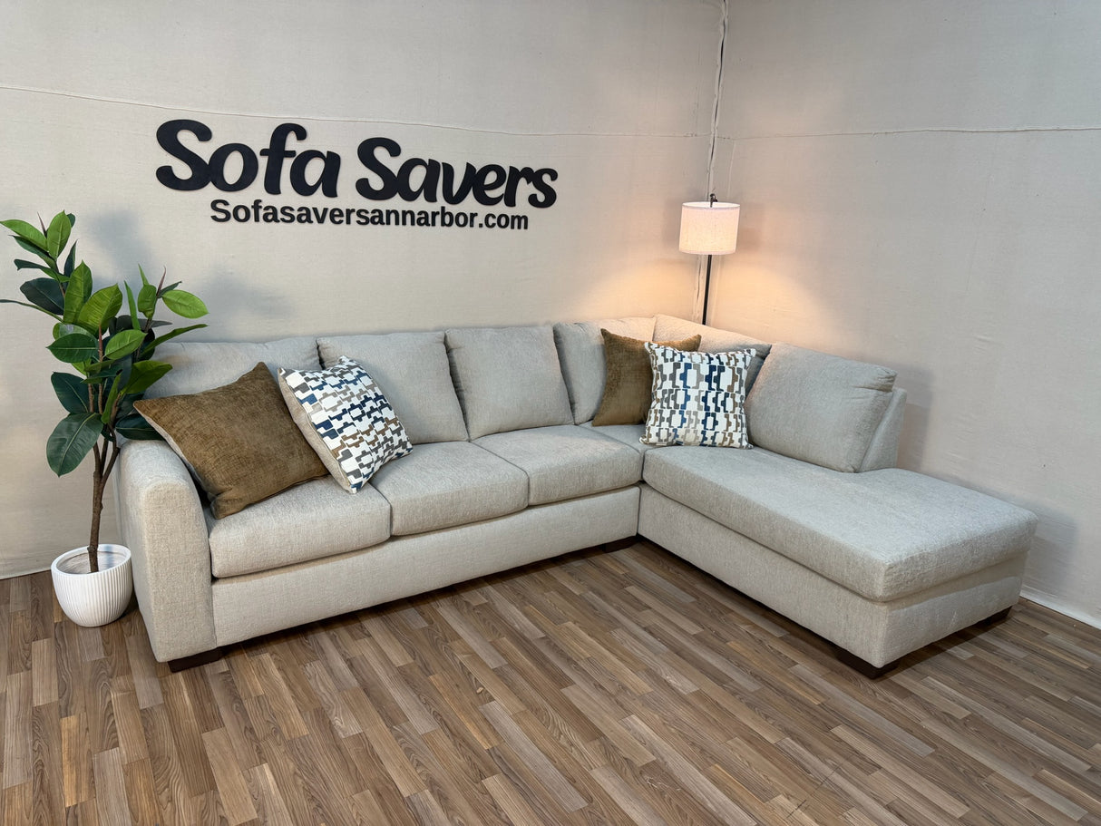 Nova 2-Piece Sectional in Beige