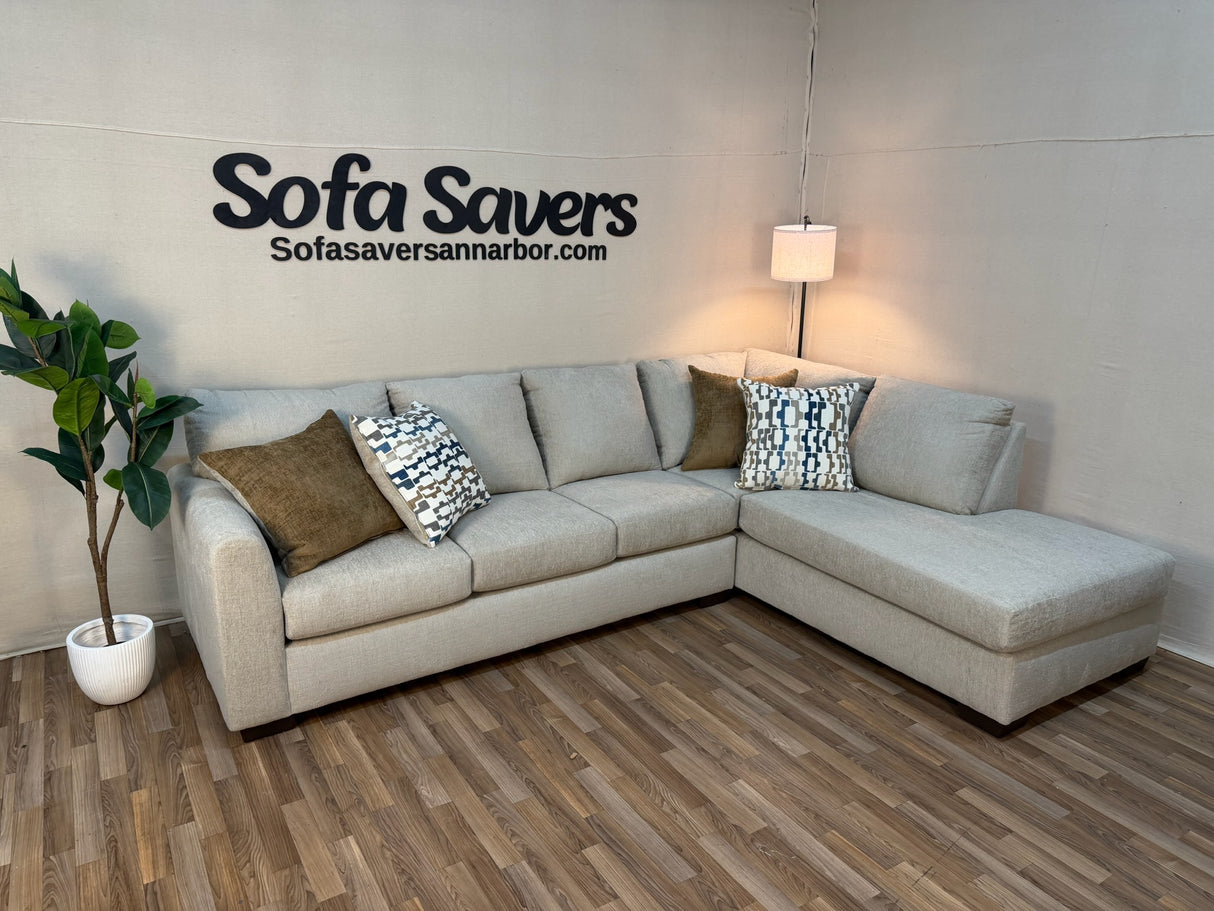 Nova 2-Piece Sectional in Beige