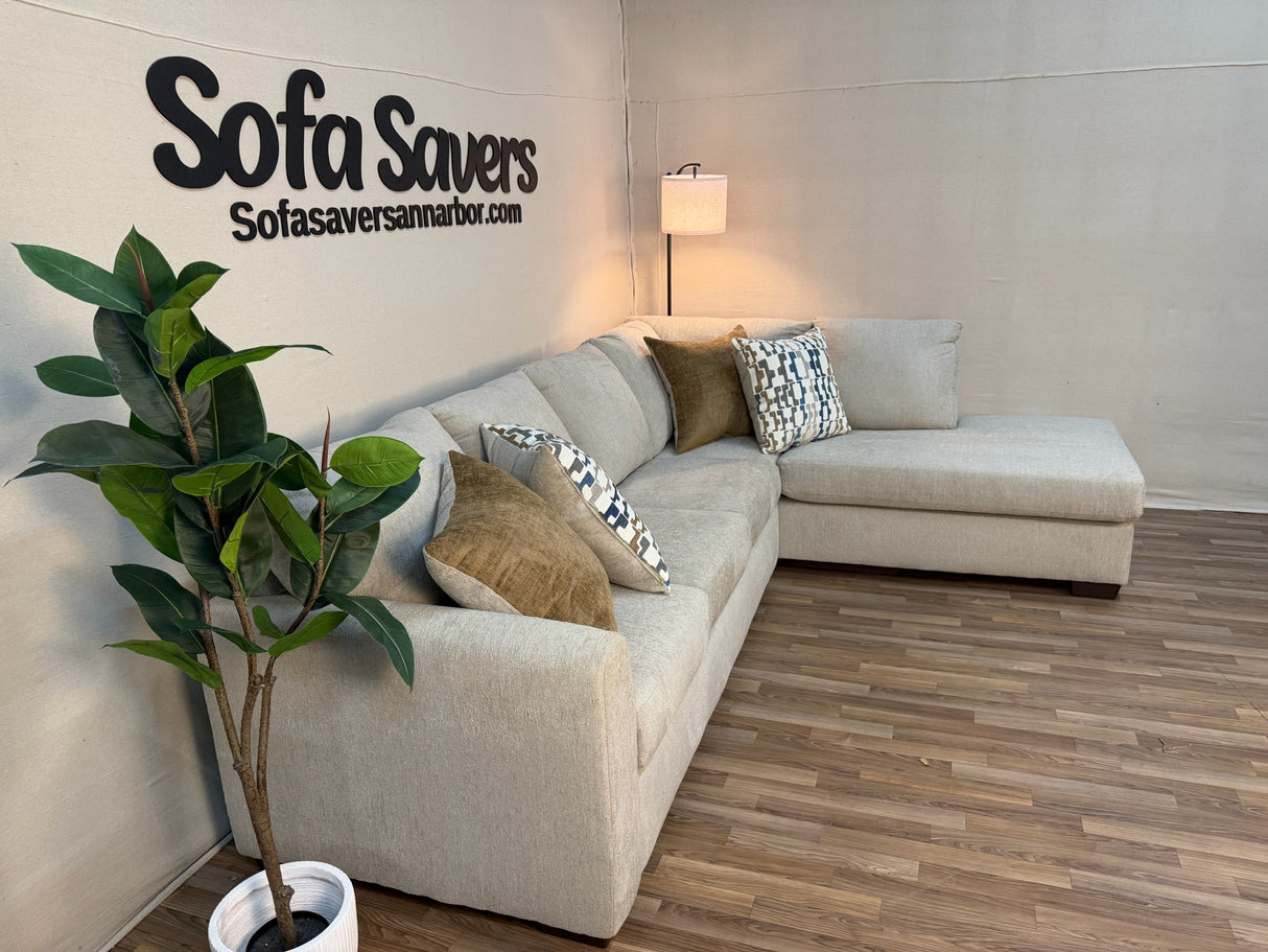 Nova 2-Piece Sectional in Beige