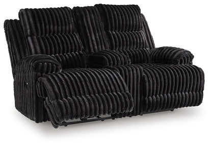 Rhine Falls Reclining Loveseat with Console