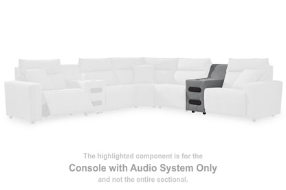 ModMax II Reclining Sectional with Chaise and Audio Console