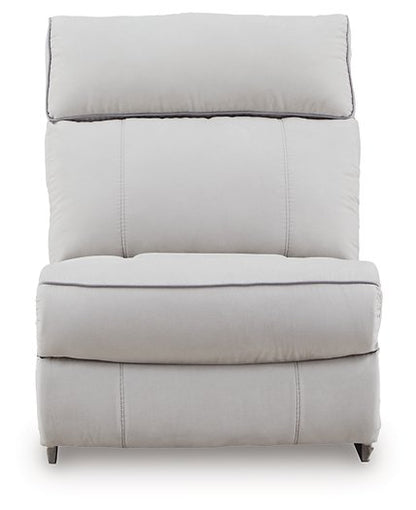 Social Pointe Reclining Sectional with Storage Console