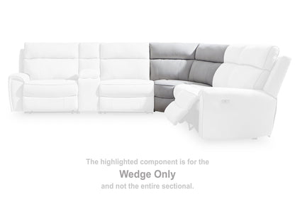 Social Pointe Reclining Sectional with Storage Console