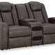Fyne-Dyme Power Reclining Loveseat with Console image
