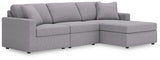 Modmax 3-Piece Modular Sectional with Chaise (Customizable)