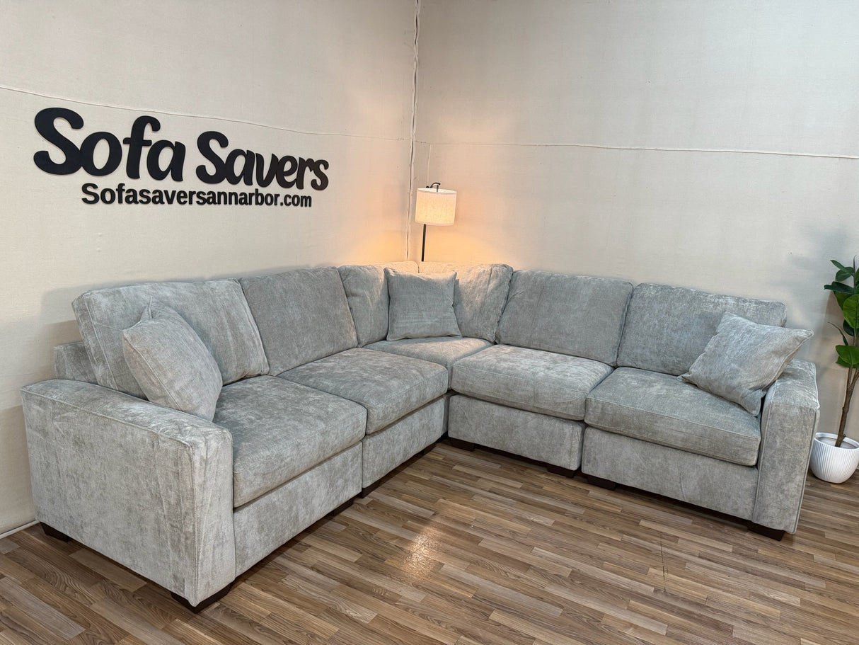 Haven 5-Piece Modular Sectional in Gray