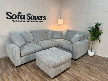 Haven 4-Piece Modular Sectional in Gray
