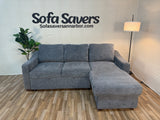 Gray Costco Coddle Aria Sleeper Sofa with Reversible Chaise