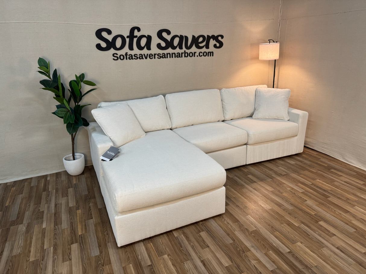 Modmax 3-Piece Modular Sectional with Chaise (Customizable)