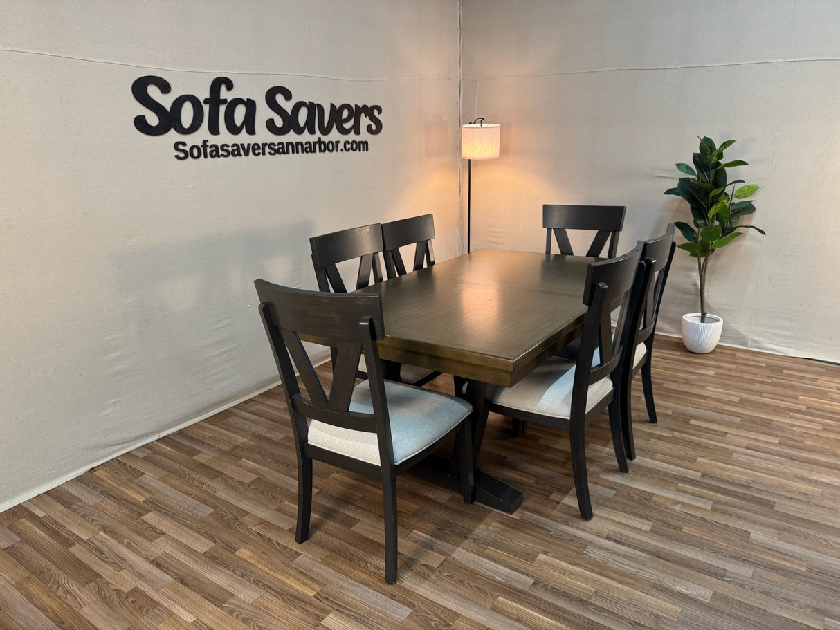 Brown Costco Findley 7-Piece Dining Set