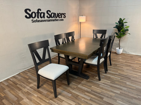 Brown Costco Findley 7-Piece Dining Set