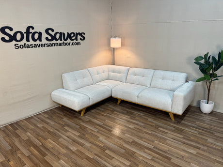 Light Gray Costco Aeva 2-Piece Sectional