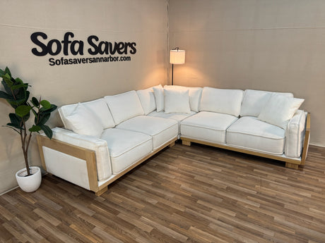 White Costco Lerena 3-Piece Sectional