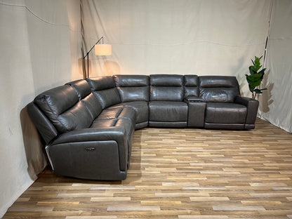 Gray Costco Lauretta 6-Piece Power Reclining Sectional