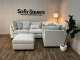 Atlas 4-Piece Modular Sectional in Ivory