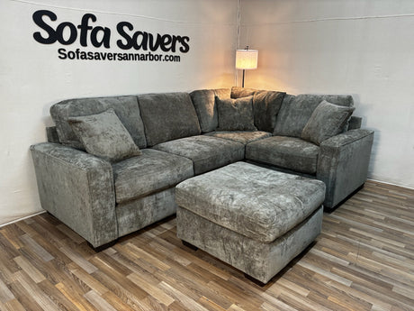 Haven 4-Piece Modular Sectional in Mocha Brown
