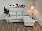 Beige Costco Coddle Luke Sleeper Sectional w/ Reversible Storage Chaise