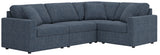 Modmax 4-Piece Modular L-Shaped Sectional