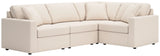 Modmax 4-Piece Modular L-Shaped Sectional