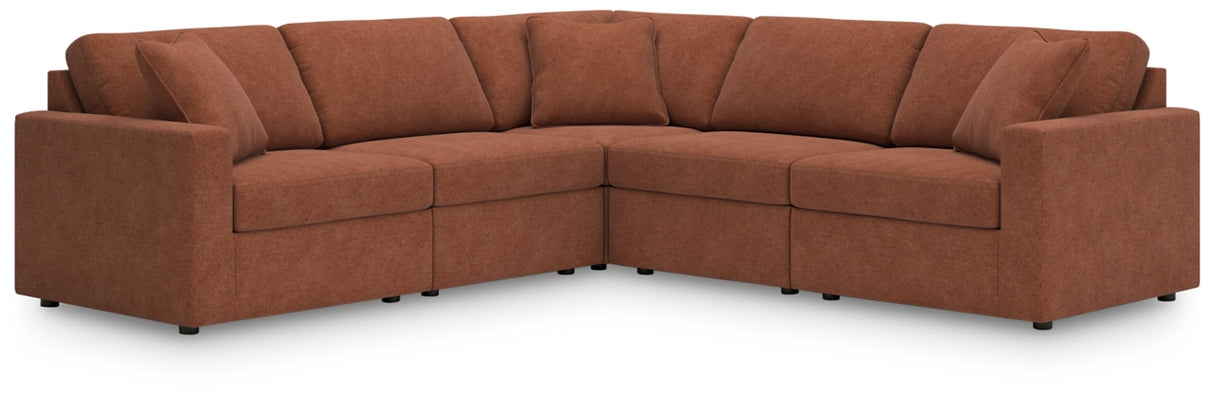 Modmax 5-Piece Modular L-Shaped Sectional