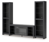 Cayberry Entertainment Center with Electric Fireplace