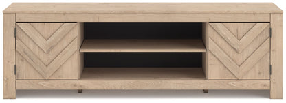 Cayboni 71" TV Stand with Electric Fireplace
