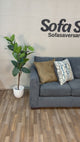 Nova 2-Piece Sectional in Charcoal