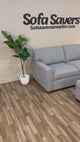 Gray Costco Thomasville Langdon 2-Piece Sectional w/ Storage Ottoman