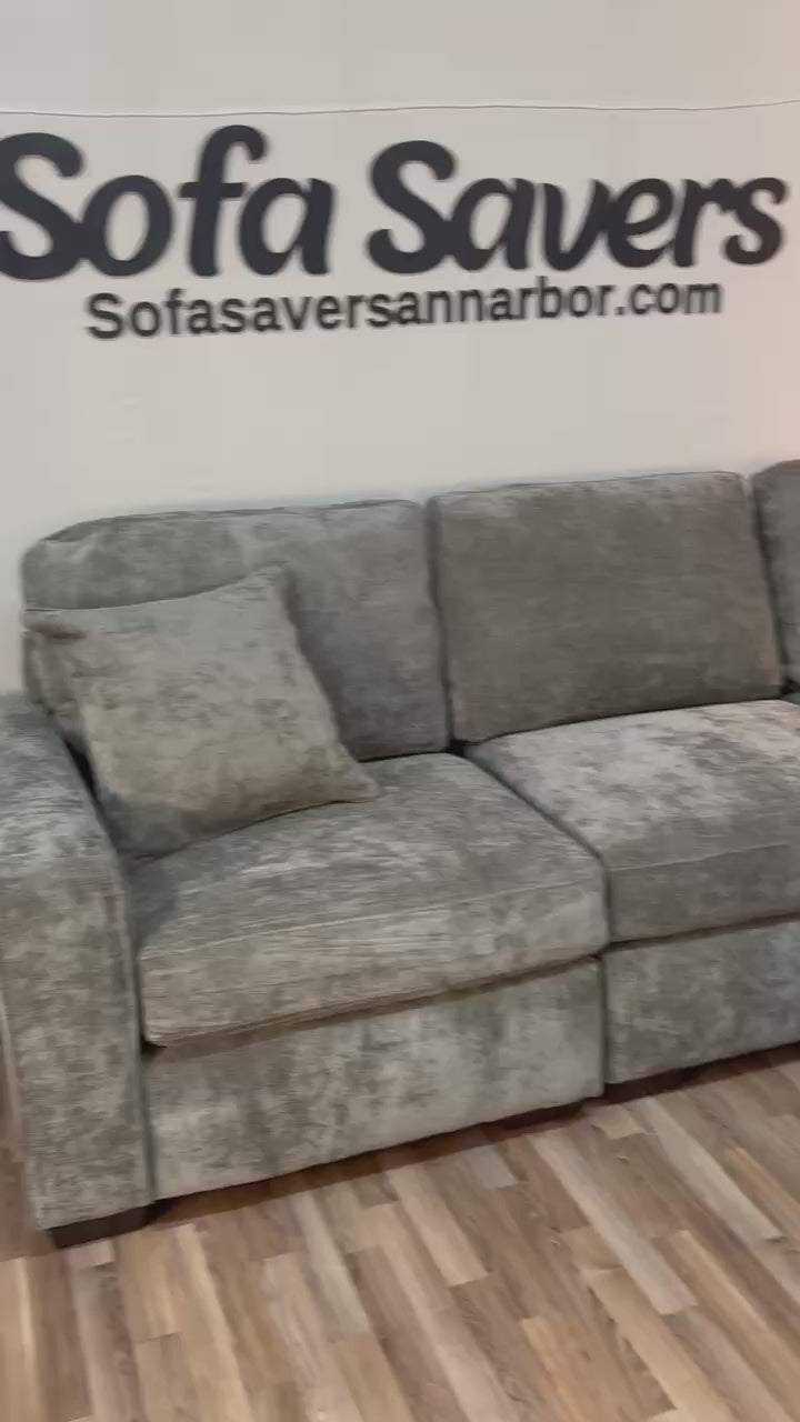 Haven 5-Piece Modular Sectional in Mocha Brown