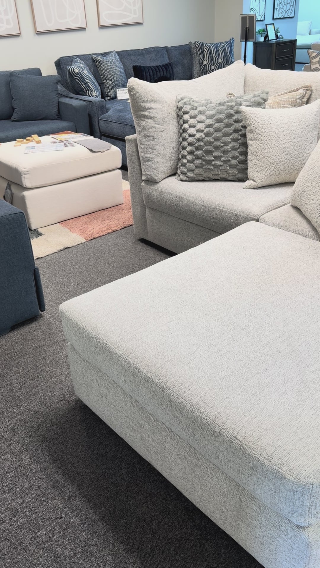 Foundry 3-Piece Modular Sectional in Light Gray