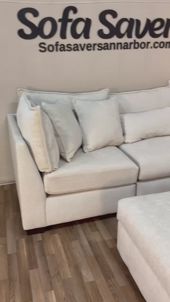 Atlas 5-Piece Modular Sectional in Ivory