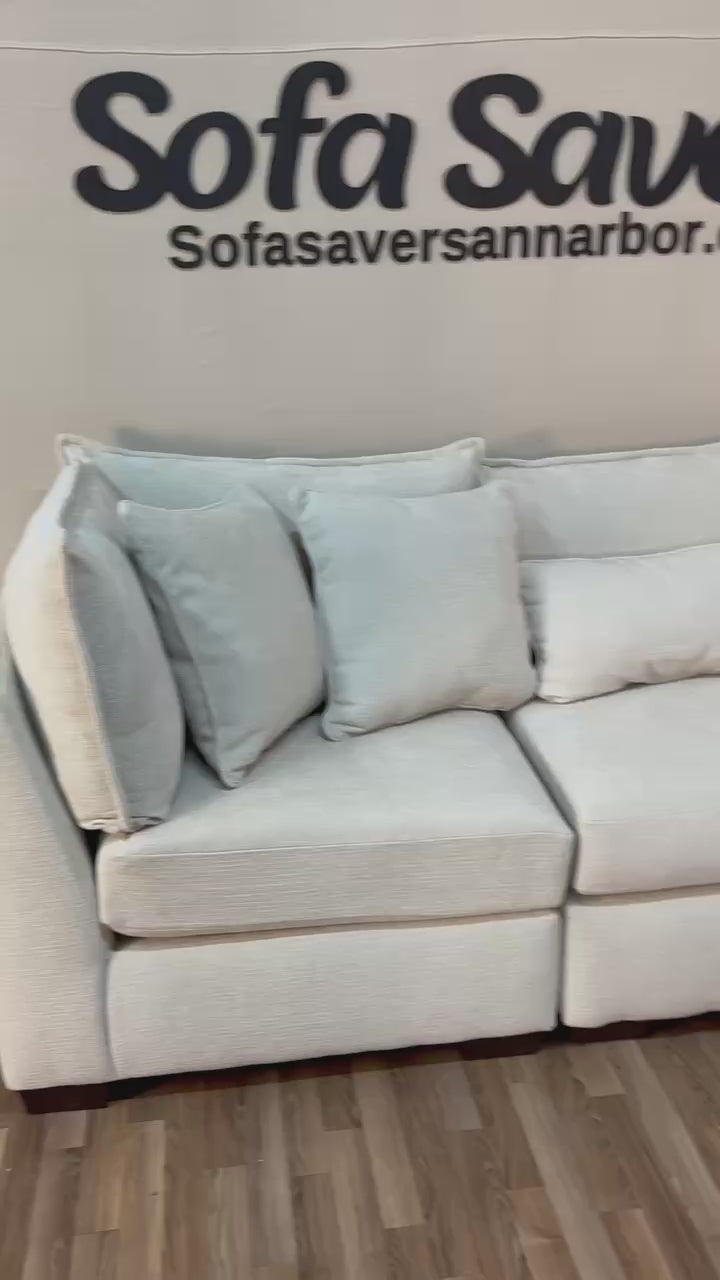 Atlas 4-Piece Modular Sectional in Ivory