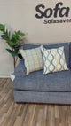Ophelia 2-Piece Sectional in Blue
